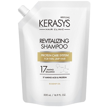 Kerasys (Aekyung) Шампунь для волос, оздоравливающий, сменная упаковка, 500 мл
