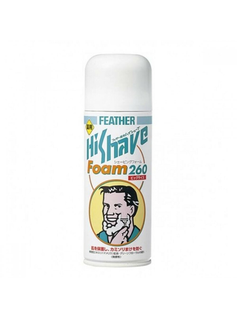 Пена для бритья feather hishave