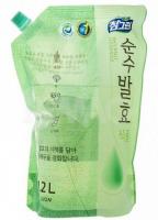 Lion Средство для посуды chamgreen pure fermentation растительные ферменты мягкая упаковка 1,2 л