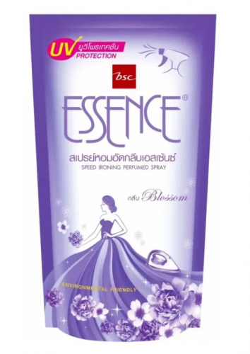 LION Средство для глажения и удаления запахов Essence Blossom мягкая упаковка 500 мл