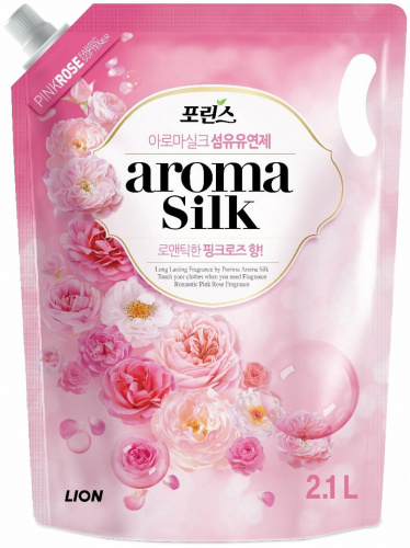 Lion Кондиционер для белья "Pink rose" (мягкая упак.) 2100 мл