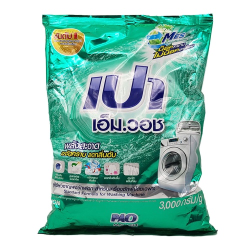 LION "PAO" "M Wash Regular" Стиральный порошок для всех типов стиральных машин 3 кг