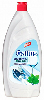 Gallus  Жидкость для мытья посуды "Мята" 0,9 л