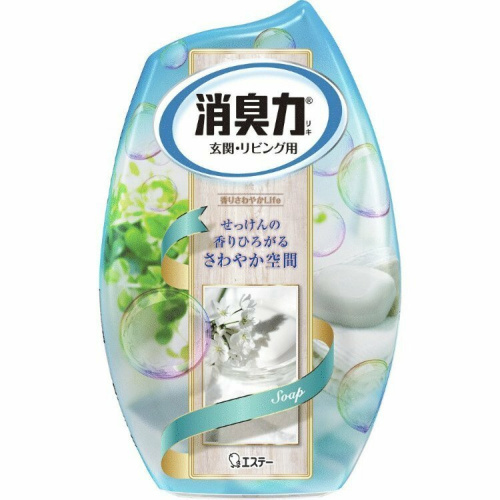 ST Жидкий освежитель воздуха для комнаты"SHOSHU RIKI" с ароматом мыла, объем 400 мл.