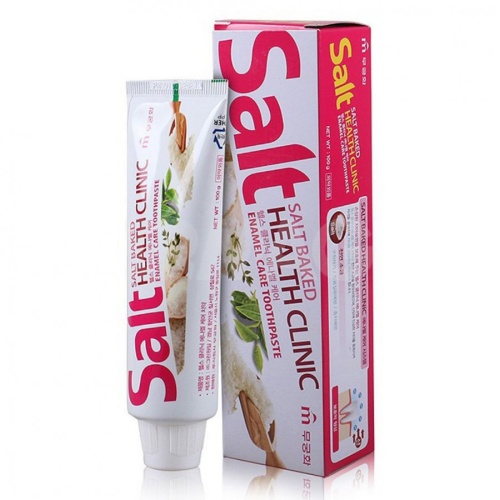 Mukunghwa Зубная паста с солью Salt Baked Health Clinic Enamel Care Toothpaste, 100 г