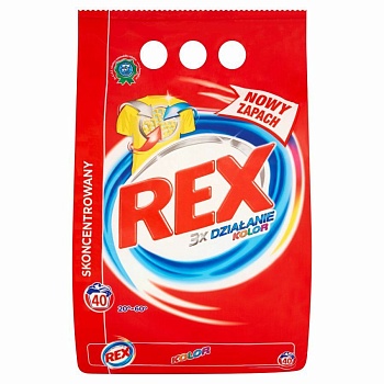 REX COLOR  Порошок концентрат для стирки Цветного белья 3 кг