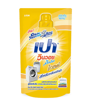 Жидкое моющее средство для стирки PAO Win, (мягкий блок) Золотая машина 650 мл