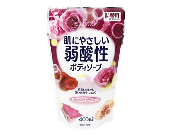 Rocket Soap Слабокислотное жидкое мыло "Animo Harmony Rose" для тела (аромат розы) 400 мл