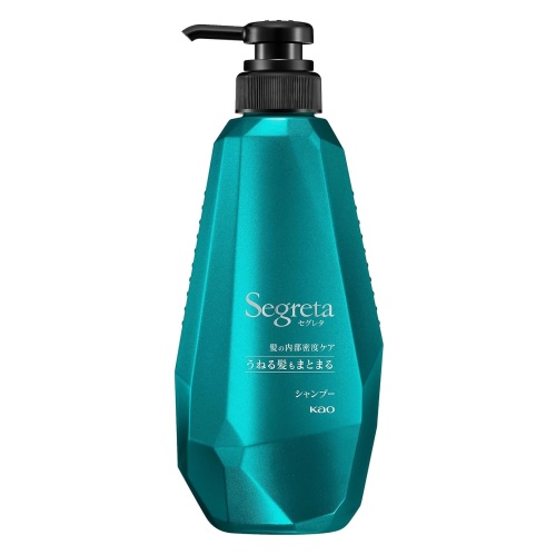 KAO Шампунь "Segreta" для волнистых волос «Гладкость и блеск» 430 мл