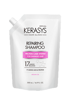 Kerasys (Aekyung) Шампунь для волос, восстанавливающий, сменная упаковка, 500 мл