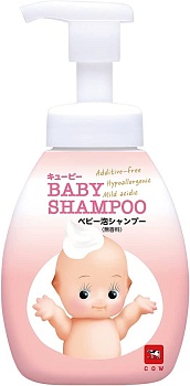 COW Детский шампунь-пенка для мытья волос с первых дней жизни "QP Baby Shampoo" 350 мл