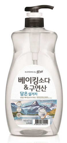 LION Средство для мытья посуды, фруктов, овощей "CHG Пищевая сода & Лимон кисл" 1000 г