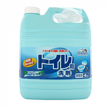 Mitsuei Очищающее и дезодорирующее средство для туалета с ароматом мяты, для флаконов с распылителем 4 л