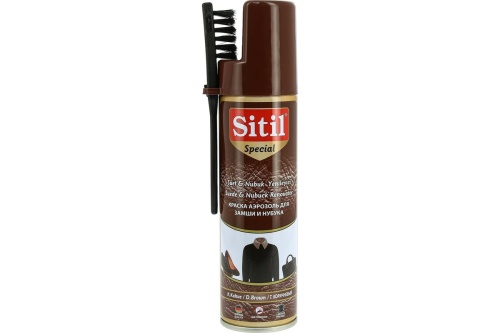 Suede& Nubuck Renovator 250 ml, /тем.-корич./, аэрозоль для замши и нубука, Sitil (Цвет: темно-коричневый;Размер: )