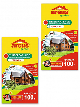 Набор Argus Garden Универсальное инсектицидное средство в гранулах от насекомых 100 гр 2шт