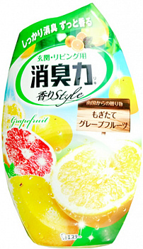 ST Ароматизатор для дома жидкий Shoushuuriki , Япония,  c ароматом грейпфрута, 400 мл