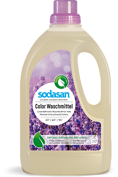 Sodasan Жидкое средство для стирки изделий из цветных тканей Лаванда 1,5 л