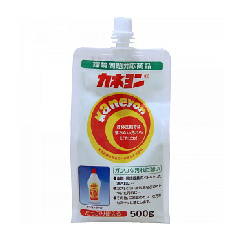 Kaneyo Крем чистящий для кухни микрогранулы, без аромата, мягкая упаковка, 500 г