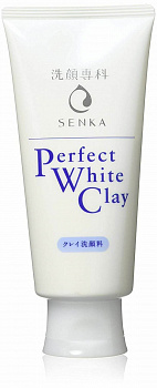 SHISEIDO "SENKA" "Perfect Whip" Очищающая пенка для умывания на основе белой глины 120 г
