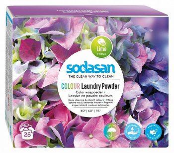 Sodasan Стиральный порошок-концентрат для стирки изделий из цветных тканей 1,2 кг