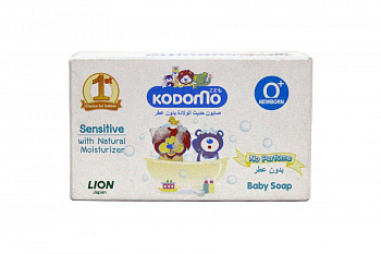 Lion kodomo Мыло детское для новорожденных без запаха 75 г