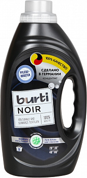 Жидкое средство для стирки Burti Noir, для черного и темного белья, 1,45 л