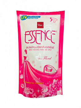 LION "Essence" Средство для глажения и удаления запахов "Floral" (мягкая упаковка) 600 мл
