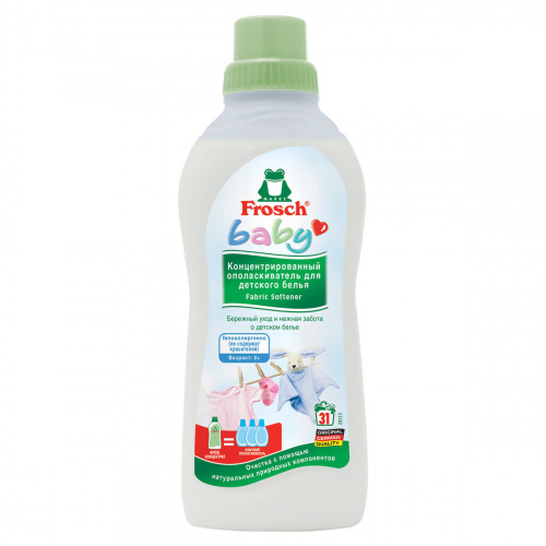 ФРОШ Концентрированный ополаскиватель для детского белья, 0,75 л