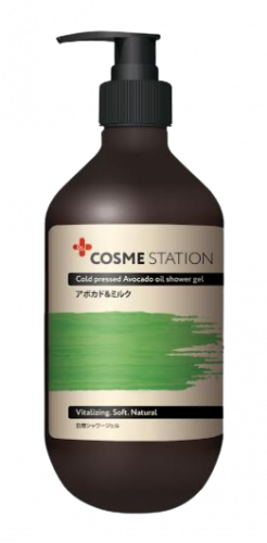COSME STATION Гель для душа С ЭКСТРАКТОМ АВОКАДО И МОЛОКА 500мл