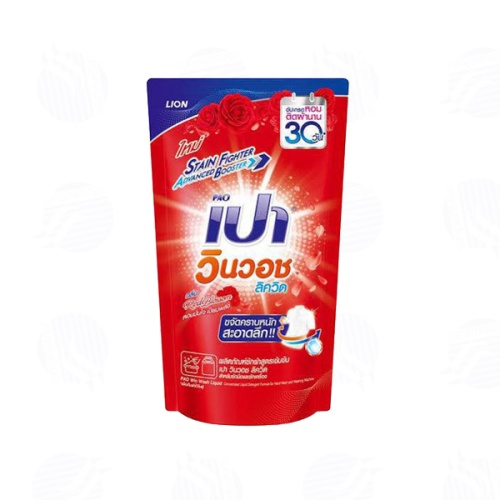 Lion Жидкое моющее средство для стирки PAO Win, Красный цветок 700 мл