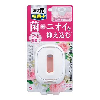 Kobayashi Жидкий дезодорант "Shoshugen for Toilet Antibacterial Plus" для туалета (с антибактериальным эффектом, аромат распустившихся цветов) 5,8 мл