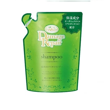 Nihon Detergent Восстанавливающий шампунь с маслом Арганы "Wins Damage Repair Shampoo" (мягкая упаковка) 340 г