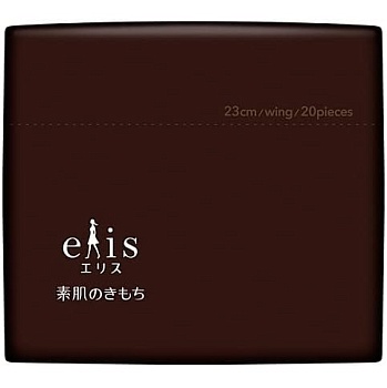 DAIO Ультратонкие особомягкие гигиенические прокладки "Elis Ultra Slim Normal+" (с крылышками (Нормал+) 23 см) 20 шт.