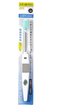 Hukuba Dental Ионная зубная щётка КЛАССИЧЕСКАЯ с КОСЫМ срезом (Жёсткая) ручка + 1 головка