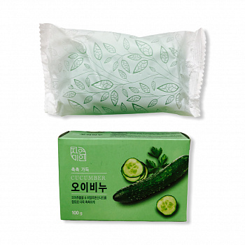 Mukunghwa Увлажняющее туалетное мыло с экстрактом огурца Moisture Cucumber Soap 100 г