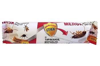 Бдительный СТРАЖ - МЕЛОК 20гр. от ТАРАКАНОВ и МУРАВЬЕВ