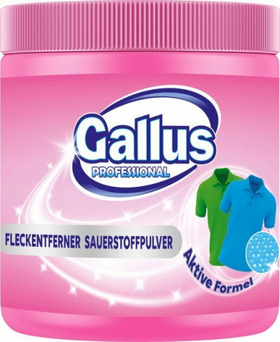 Gallus Кислородный пятновыводитель для белых и цветных тканей 600 г