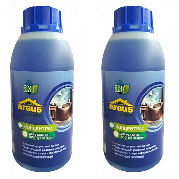 НАБОР ARGUS GARDEN Жидкость для БИОтуалетов 0,5 литра 2 шт