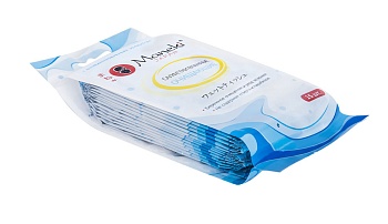 Maneki Салфетки влажные Kaiteki, очищающие с антибактериальным эффектом, в индивидуальной упаковке , 15 шт.