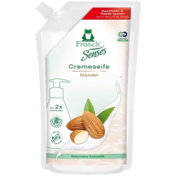 ФРОШ Ухаживающее жидкое мыло для рук Миндальное молочко (запасная упаковка), 500 мл
