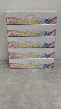 Ideshigyo Двухслойные бумажные салфетки "Spaller" (произведены на воде с горы Фудзи), 150 шт. х 5 пачек