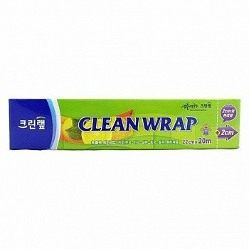 Clean Wrap ПЛОТНАЯ пищевая пленка (с отрывным краем-зубцами) 22см*20м 1шт