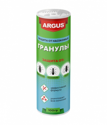ARGUS гранулы от МУРАВЬЕВ и МУХ  100гр. (туба)