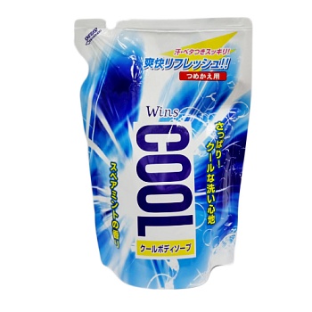 ND Охлаждающее мыло для тела с ментолом и ароматом мяты для мужчин и женщин "Wins Cool Body Soap" 340 г (мягкая упаковка)