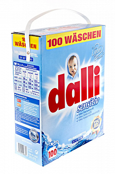 Dalli порошок для стирки белого и цветного детского белья, в т.ч. новорожденных 6,5 кг