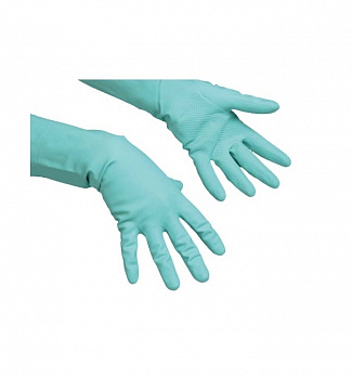 Vileda Professional Резиновые перчатки многоцелевые зеленые S