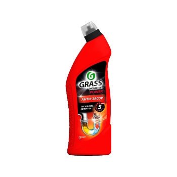 Grass Средство для прочистки труб "DIGGER-Gel" флакон 750 мл
