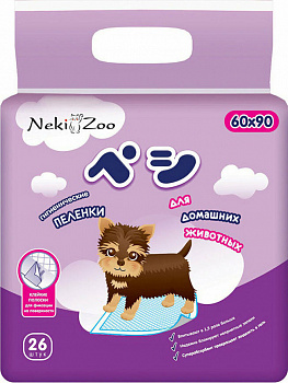 Maneki Пеленки для домашних животных NekiZoo 60х90 см 26 шт