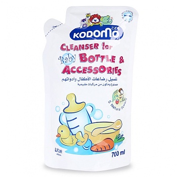 LION "Кодомо" Жидкость для мытья бутылок и сосок (0+) 700мл