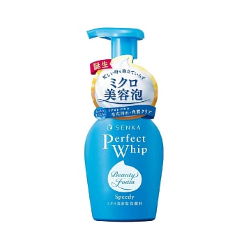 Shiseido "FineToday" "SENKA" "Perfect Whip" Увлажнаяюшая пенка для умывания для сухой и нормальной кожи 150 мл
